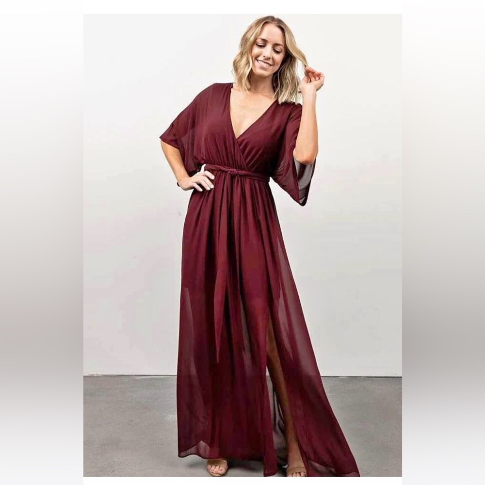 Baltic Born Kia Komono Maxi Dress Mulberry L